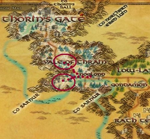 LOTRO Maps Ered Luin