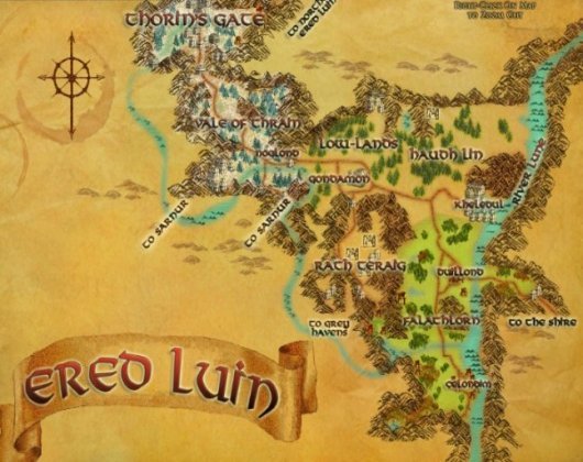 LOTRO Maps Ered Luin