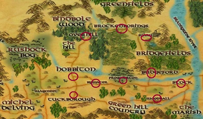 lotro maps shire